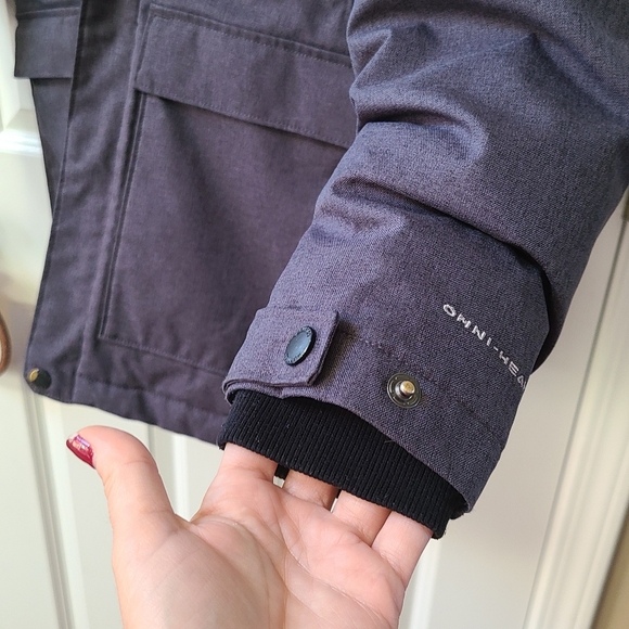 Columbia Boys Nordic Strider Charcoal Gray Jacket Medium - Picture 11 of 17